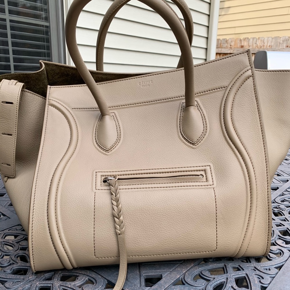 Authentic Celine Large Taupe Phantom Bag - Picture 8 of 8